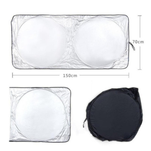 Reflective windscreen cover for cars