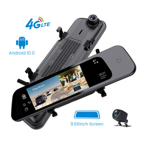 10'' 4G  Android Mirror DVR with GPS