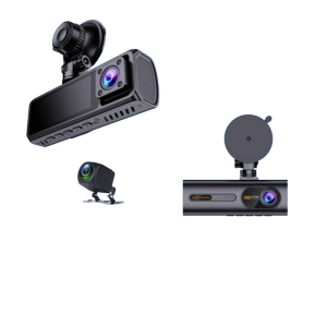3-lens driving recorder car dash